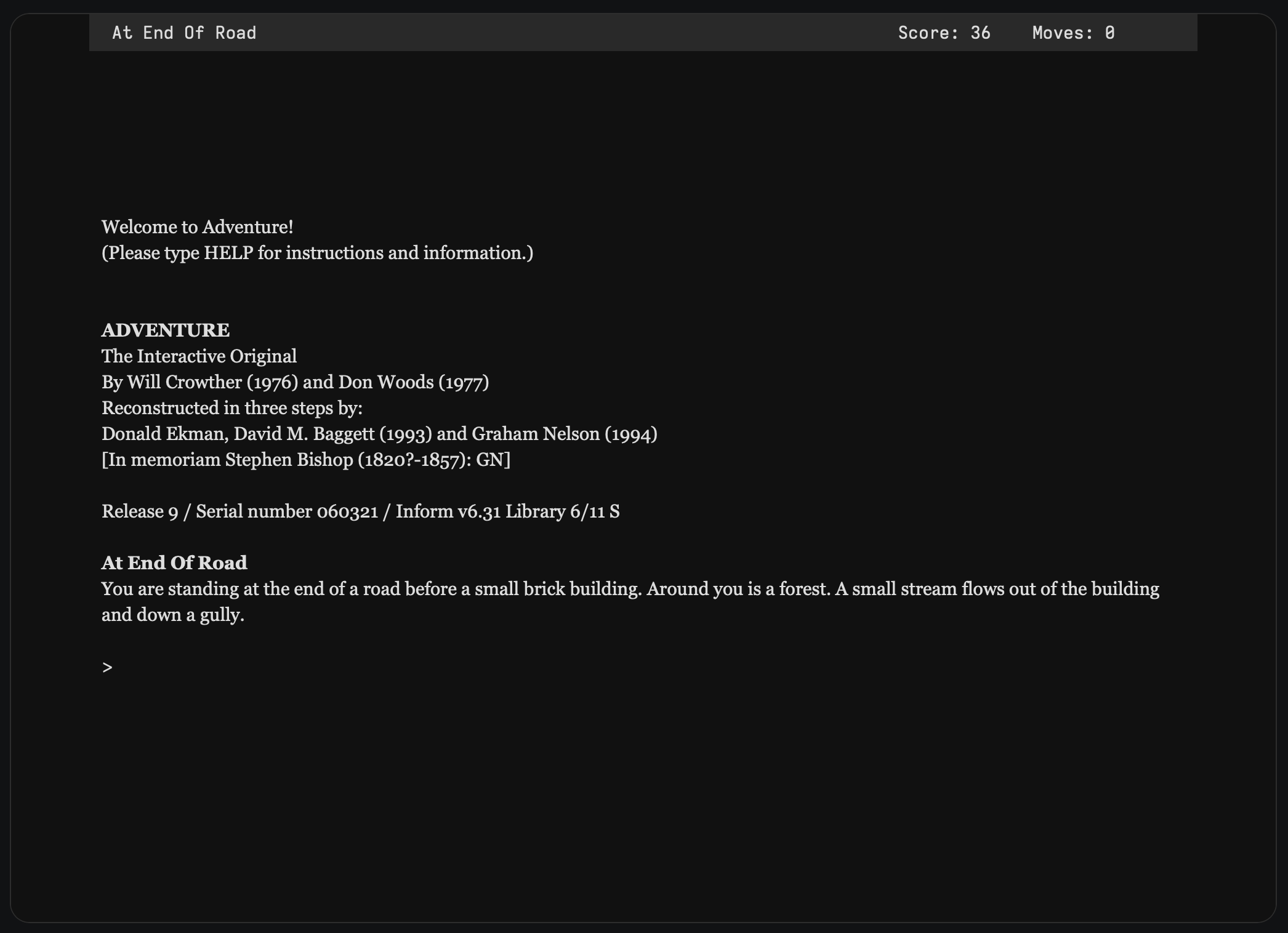 Adventure screenshot 1