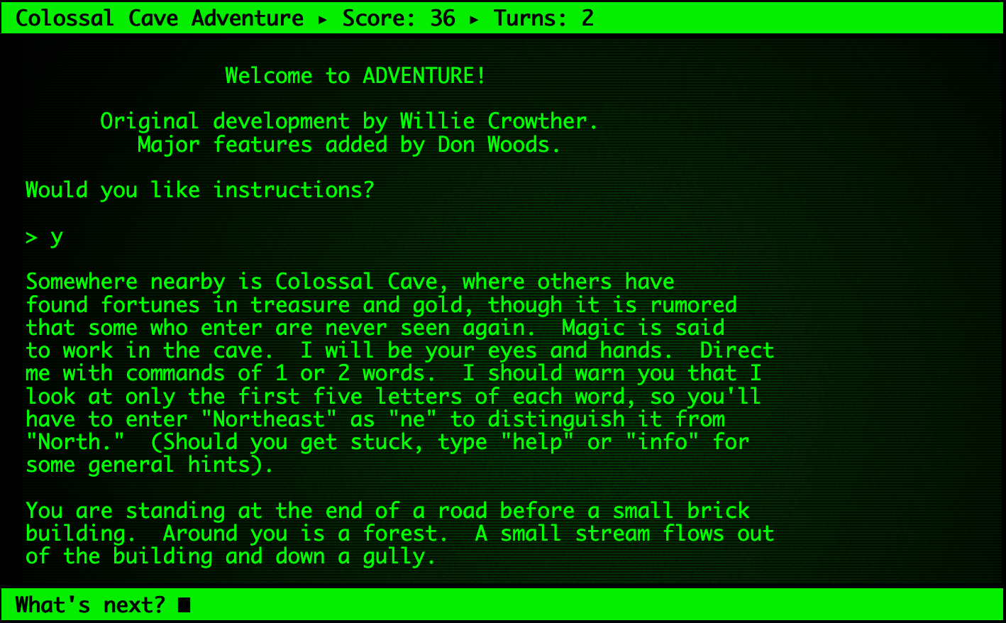 Open Adventure screenshot 1