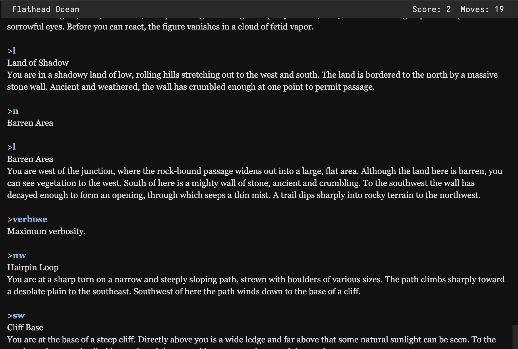 Zork III screenshot 2