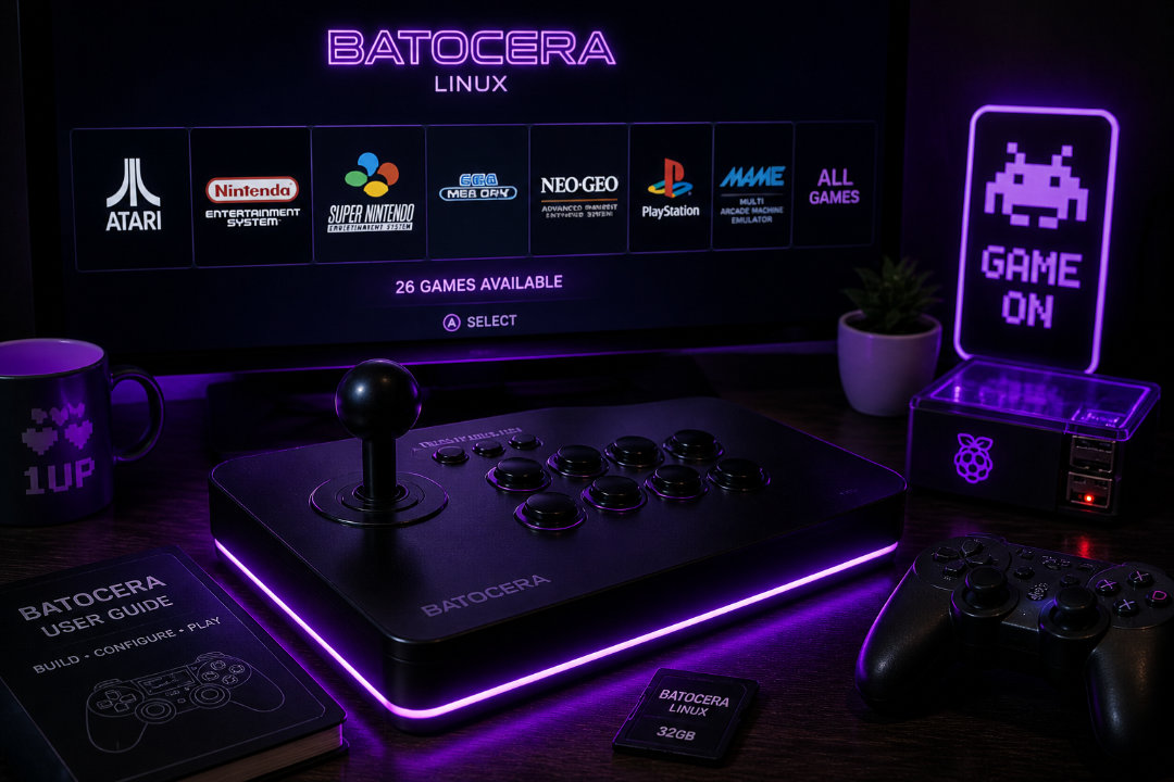 Batocera retro gaming setup